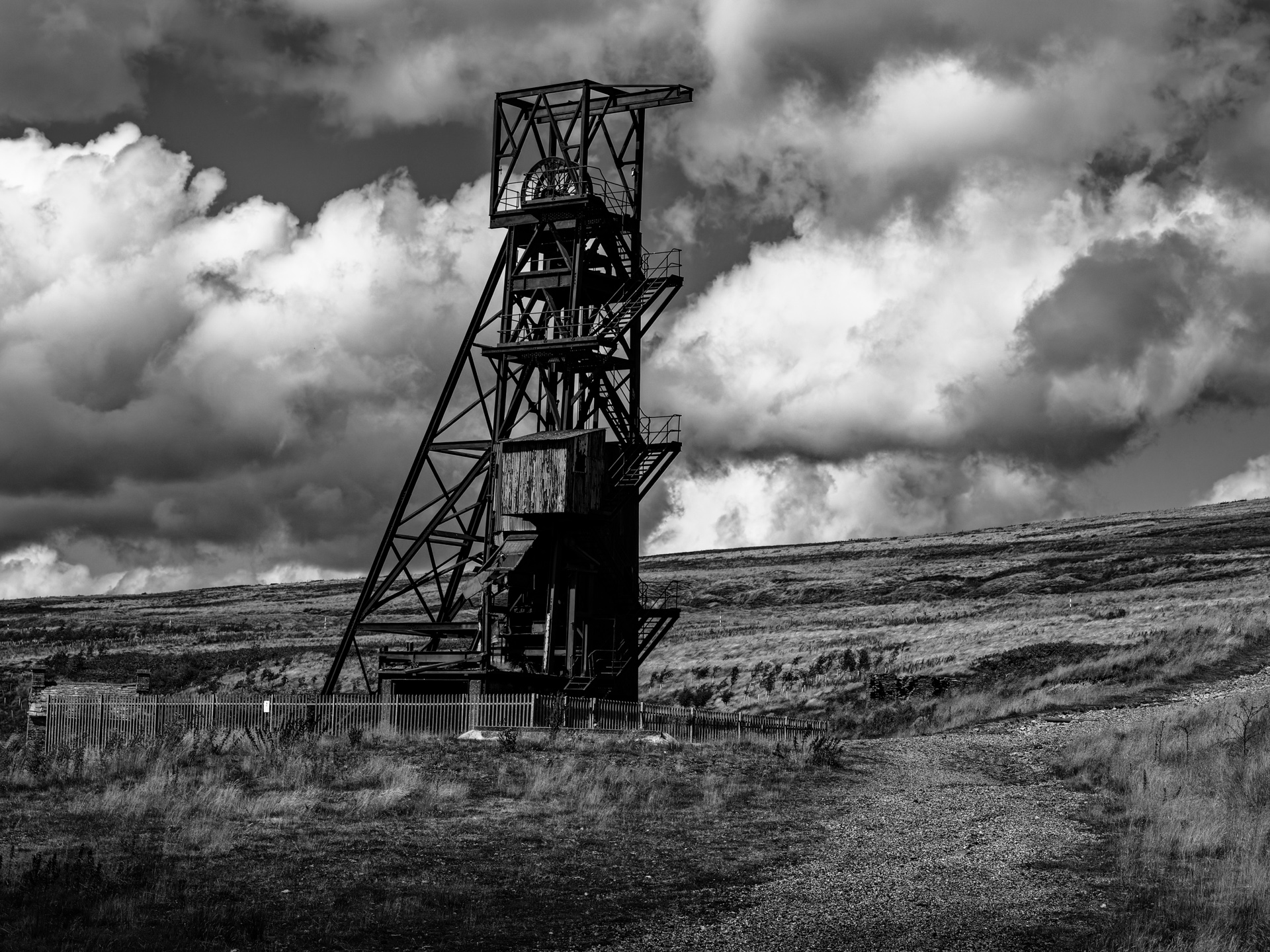 groverake mine in county durham, uk