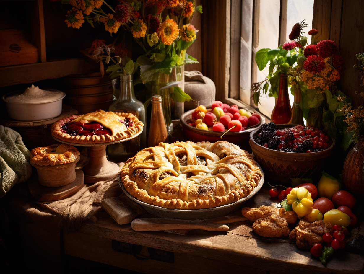 ai generated pie photo